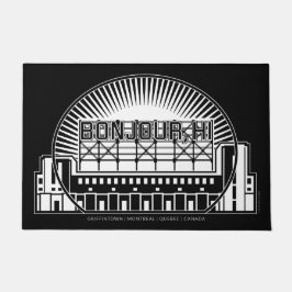 Bonjour, tapete de porta alta