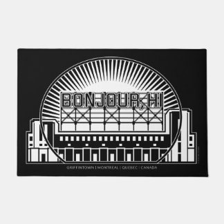 Bonjour, tapete de porta alta