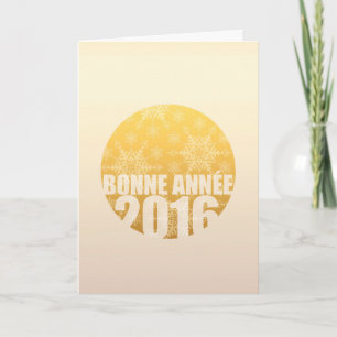 Bonne Année 2016 - Cartão de Ano Novo Francês