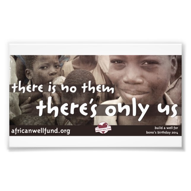 Bono Bday Bem 2014 Foto Impressão (Frente)