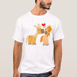 Bons Cartoons em Amor, camiseta infantil