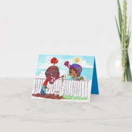 Bons muros Tornam um Cartão de Nota de Bons Vizinh