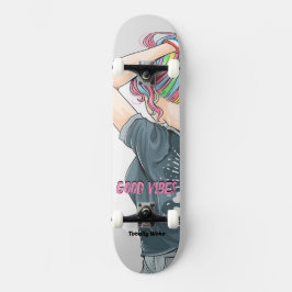 Bons Vibes Skateboard Personalizado