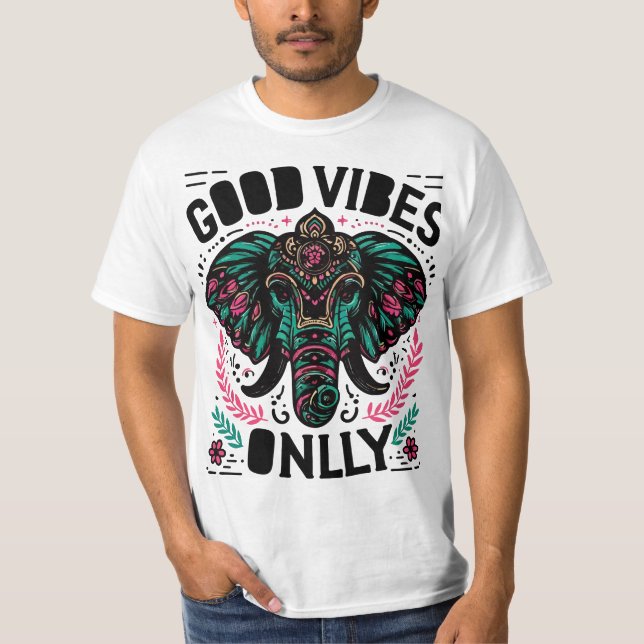#Bons vibradores apenas, Typografia T-Shirt (Frente)