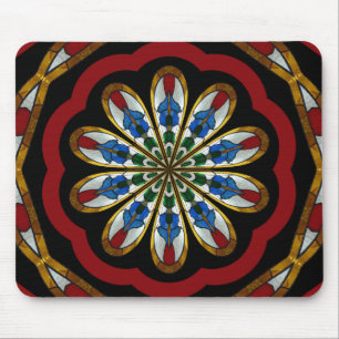 Bonsai Glass Kaleidoscópio Mousepad
