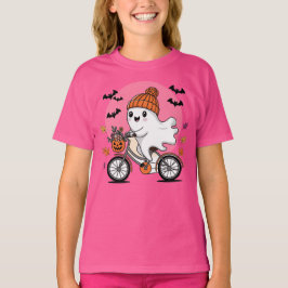 Boo Bike Camisa De Halloween Crianças