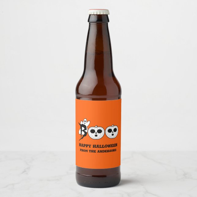 BOO! Conjunto de Rótulos do Frasco da Cerveja Fant (Frente)