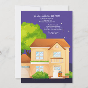 Boo convite para o Dia das Bruxas Vizinhas