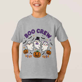 Boo Crew Cute Halloween Fantasma T-Shirt