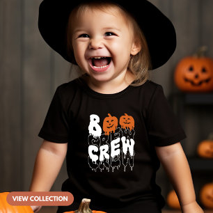 Boo Crew Halloween Camisetas Combinando Família Cr