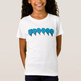 boo engraçado texto fantasma T-Shirt