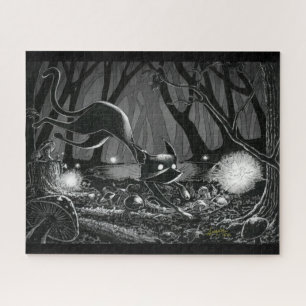 Boo Gatinho persegue Quebra-cabeça de moto