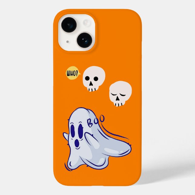 Boo Ghost UK 31 Spooky USA Skull Outubro Halloween (Verso)