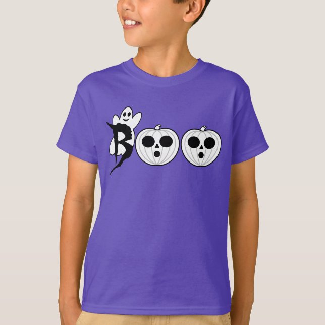 BOO! Halloween Ghost T-Shirt (Frente)