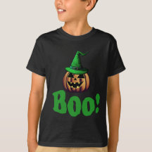 Boo Halloween Jack O Lanterna crianças T-Shirt