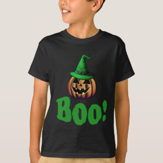 Boo Halloween Jack O Lanterna crianças T-Shirt