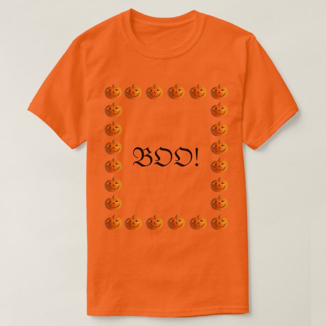 Boo Pumpkin T-Shirt (Frente do Design)