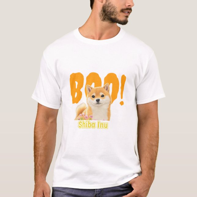 Boo! Shiba Inu | Melhor camiseta para Shiba Inu (Frente)