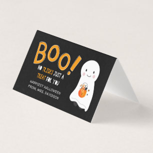 Boo Um Tratamento Para Você Fantasma Halloween S