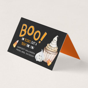 Boo Um Tratamento Para Você   Fantasma Halloween T