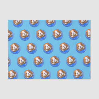 Booboo - Papel de tecido azul