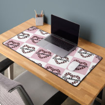 Bookkeeper Leopard Heart Frame Pink White