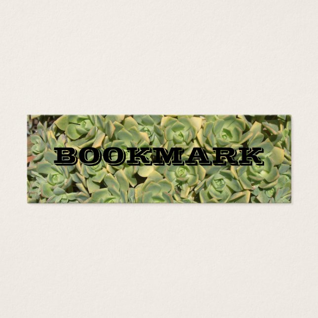 BOOKMARK de Flor Suculto (Frente)