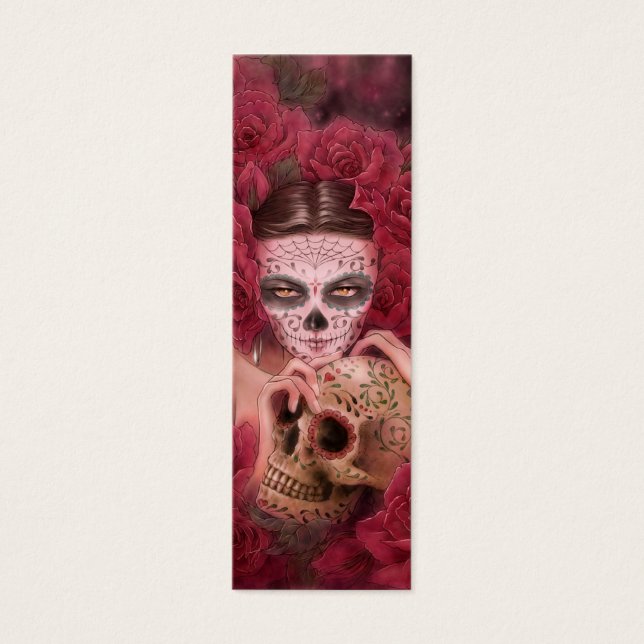 Bookmark do Dia de los Muertos (Frente)