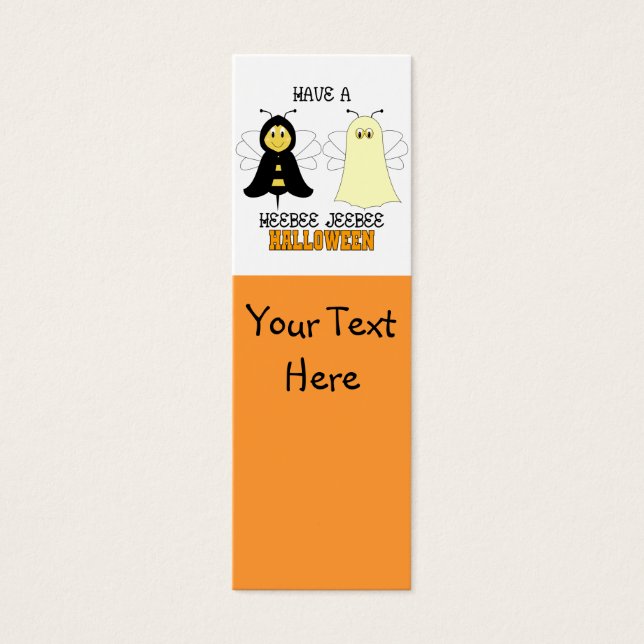 Bookmark HeeBee de Halloween (Frente)