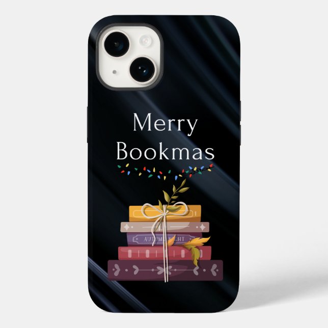 Bookmas de feliz - Amantes de Livros de Natal (Verso)