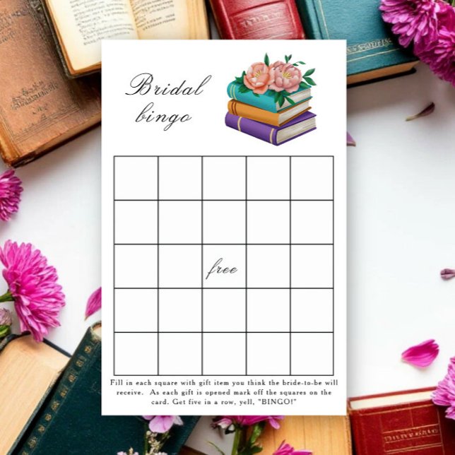 Books Bridal shower Bingo game (Criador carregado)