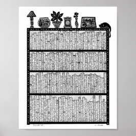 Bookshelf #5 Poster