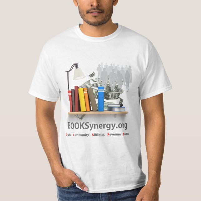 BOOKSynergy - T-Shirt - Caras (Frente)