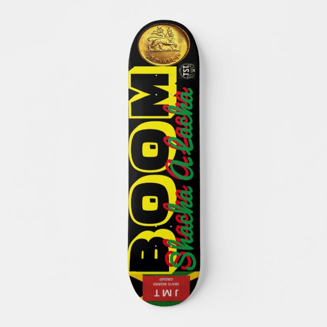 BOOM SHACK A LACKA 7, 3/4" Skateboard Deck (Frente)