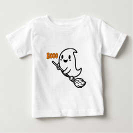 Booo spooky One Halloween Ghost Baby T-Shirt