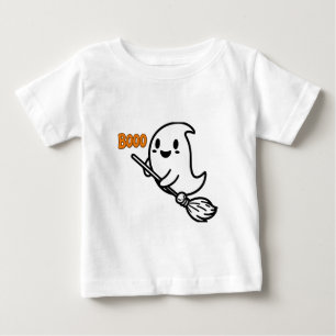Booo spooky One Halloween Ghost Baby T-Shirt