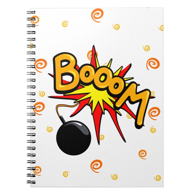 Booom! Caderno (Frente)