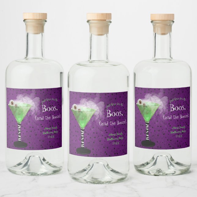 Boos e Booze Adultos Liqu Coquetel do Halloween (Garrafas)