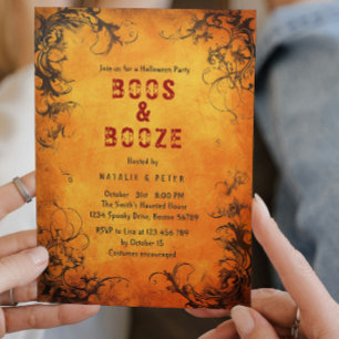 Boos e Booze - Convite