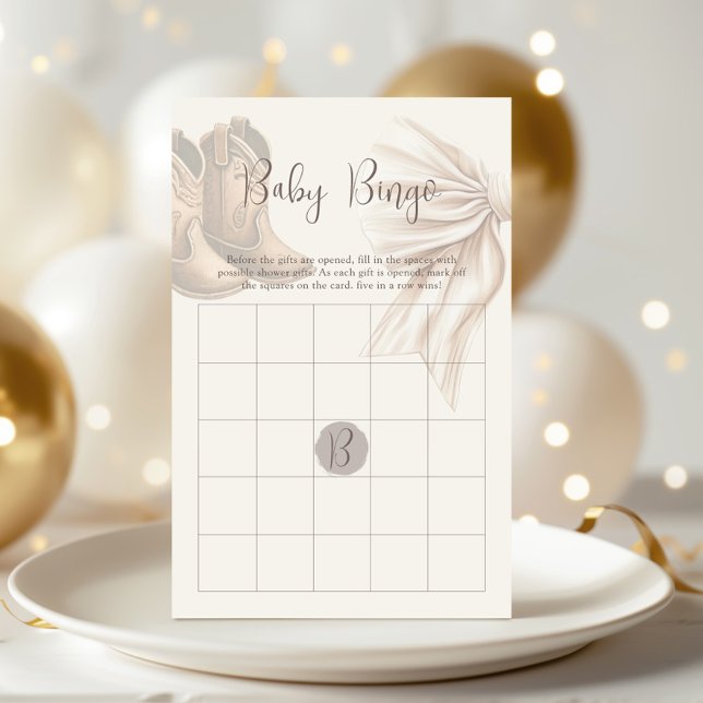 Boot Boot Ou Arco O Gênero Revela O Jogo Do Bingo (Criador carregado)