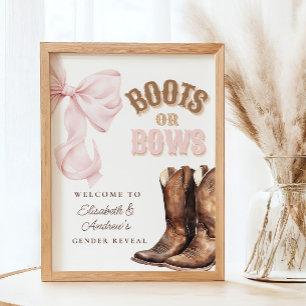 Boot ou Arcos Sexo Revele Poster de Boas-vindas
