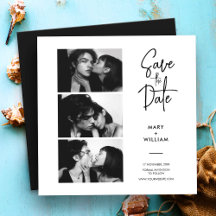 Booth de Foto Moderno Save the Date Casamento
