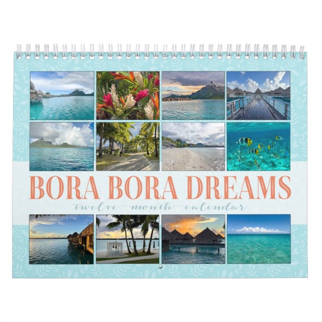 Bora Bora | Polinésia Francesa | Calendário Taitia (Capa)