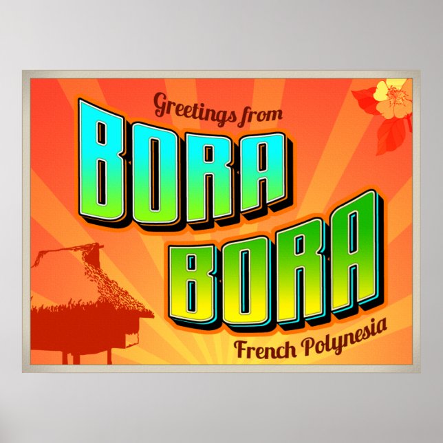 BORA BORA POSTER (Frente)