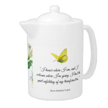 Borboleta Amarela Branca - Afirmação