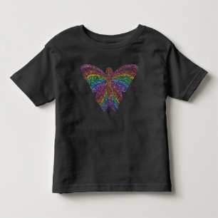 Borboleta Arco-íris (vívida) - Camiseta Infantil