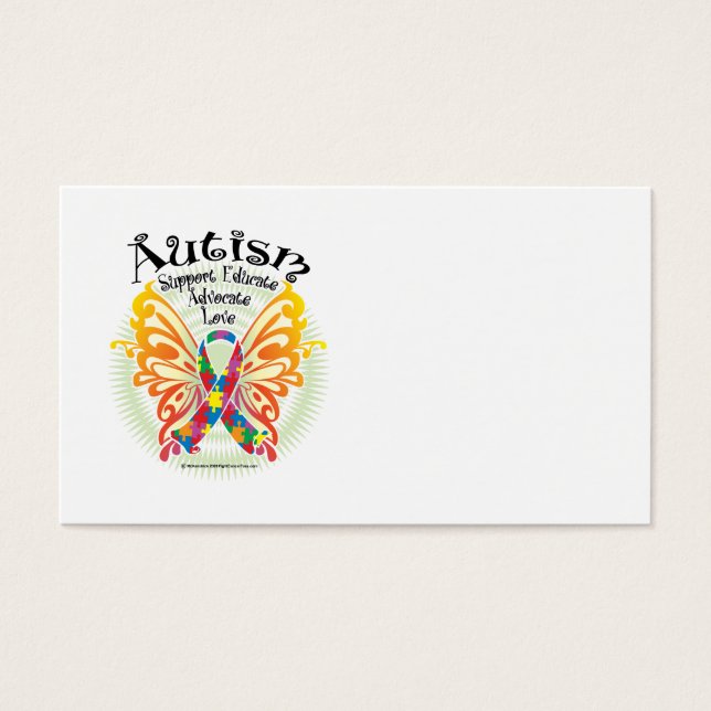 Borboleta Autismo 3 (Frente)