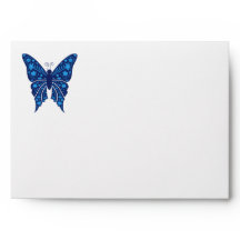 Borboleta Azul Elegante Quinceañera