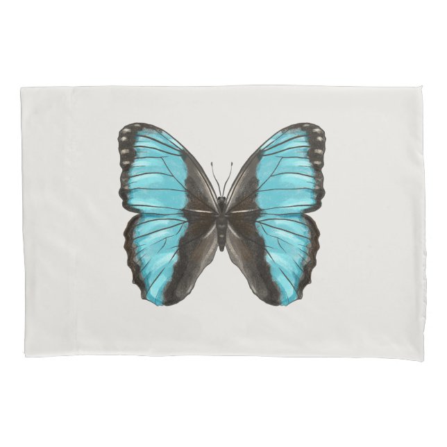 Borboleta Azul Insetos Arte Insetos (Frente)