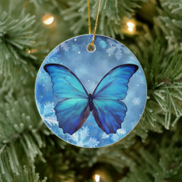 Borboleta Azul Morpho, Enfeites de natal cerâmico